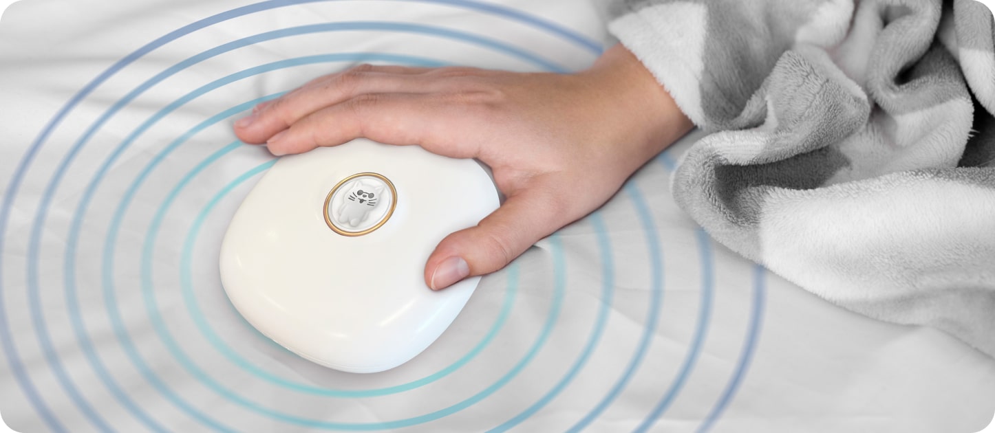 qioob vibration alarm clock