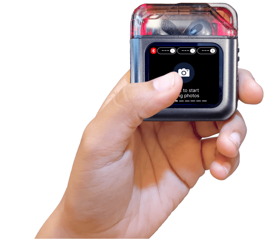 Control your smartphone camera with the earbuds