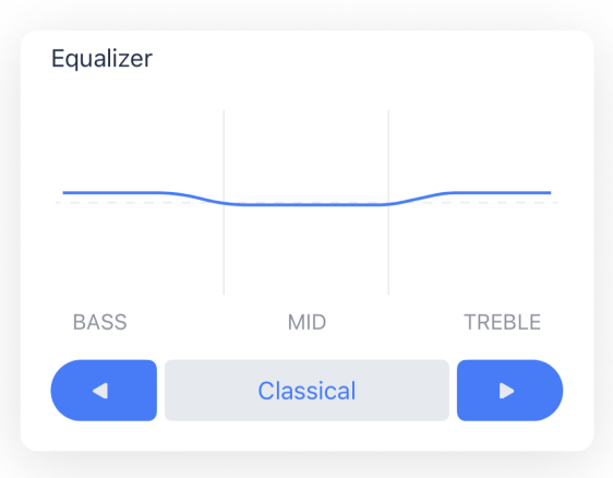 Fine-tune your audio experience: intuitive equaliser