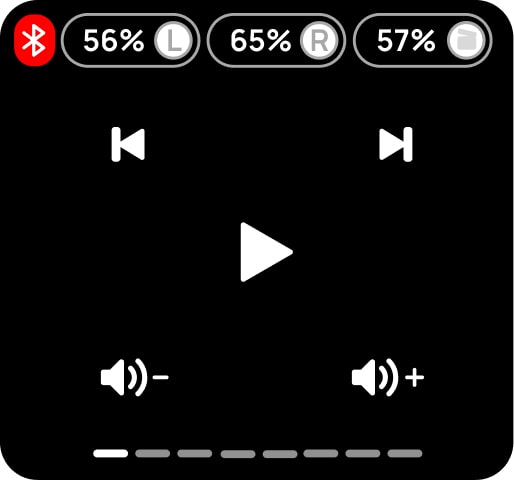 Music control (Play/Pause/Next/Last)