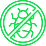 symbol of get rid of bugs