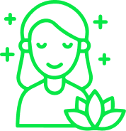 symbol of Energized and relaxed