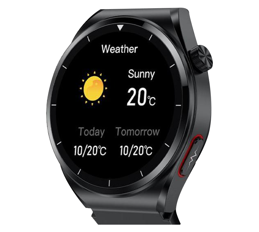 qioob bp watch of Sunny Skies or Stormy Skies, Get Updates on Your Wrist