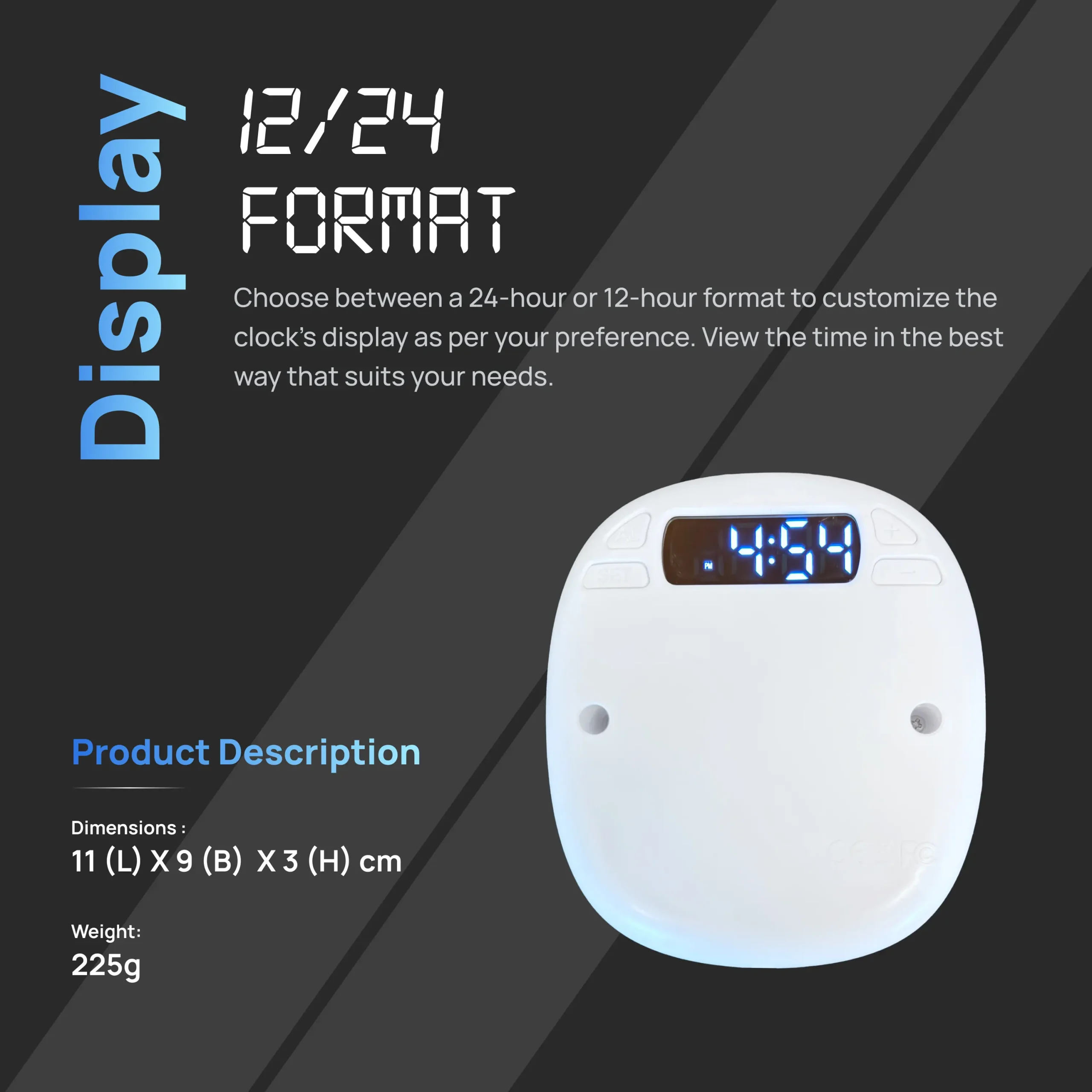 Vibrating Alarm Clock | Qioob Vibrating Alarm Clock | Qioob
