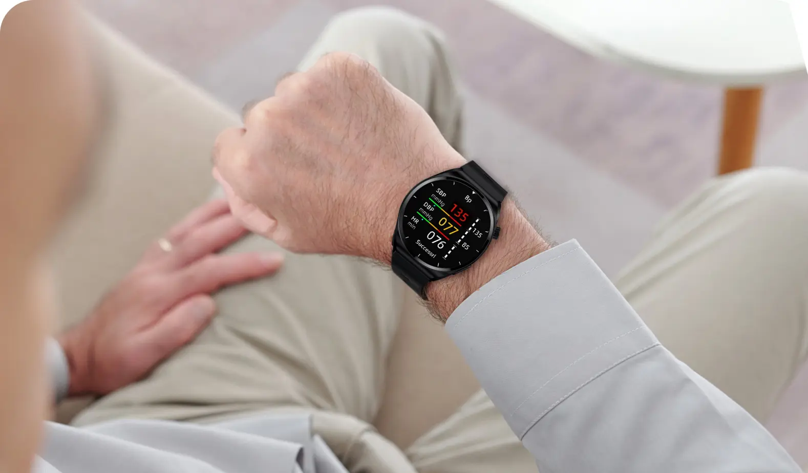 Qioob’s Portable BP monitoring watch