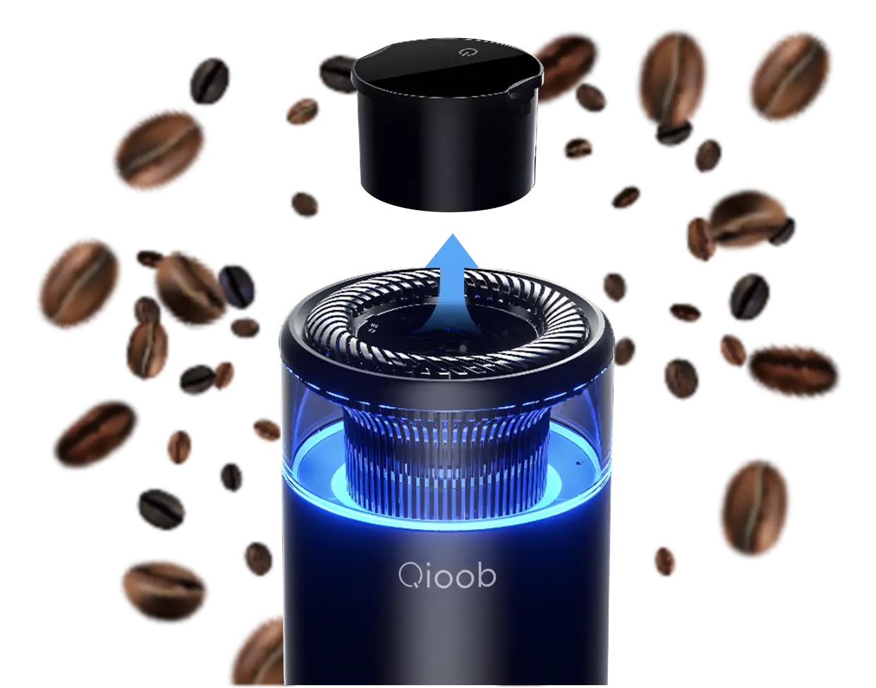 coffee fragrance in Qioob car perfume diffuser
