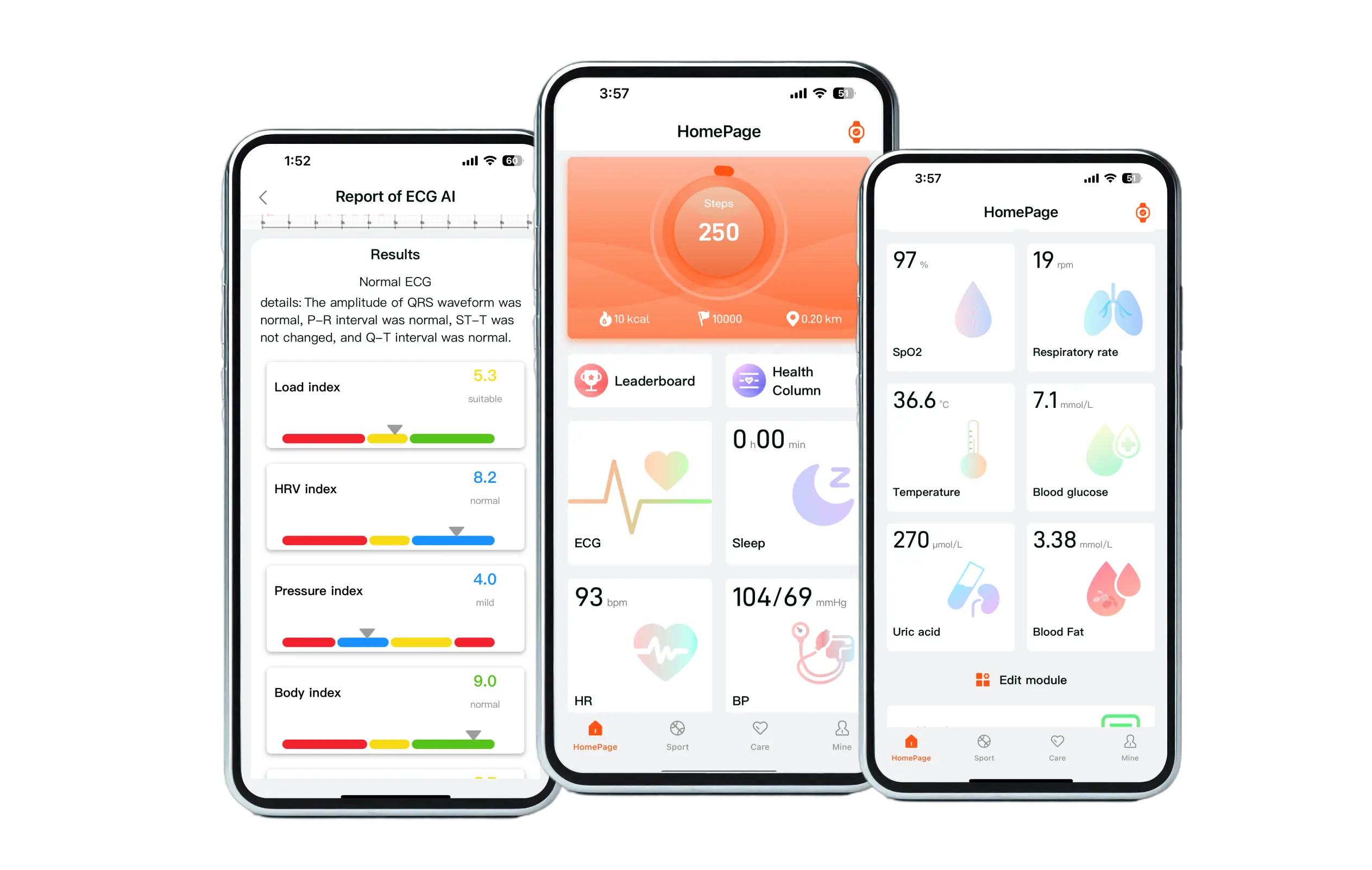 Health Wear - mobile app for Qioob BP Smartwatch