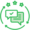 Ratings and reviews icon for user experience