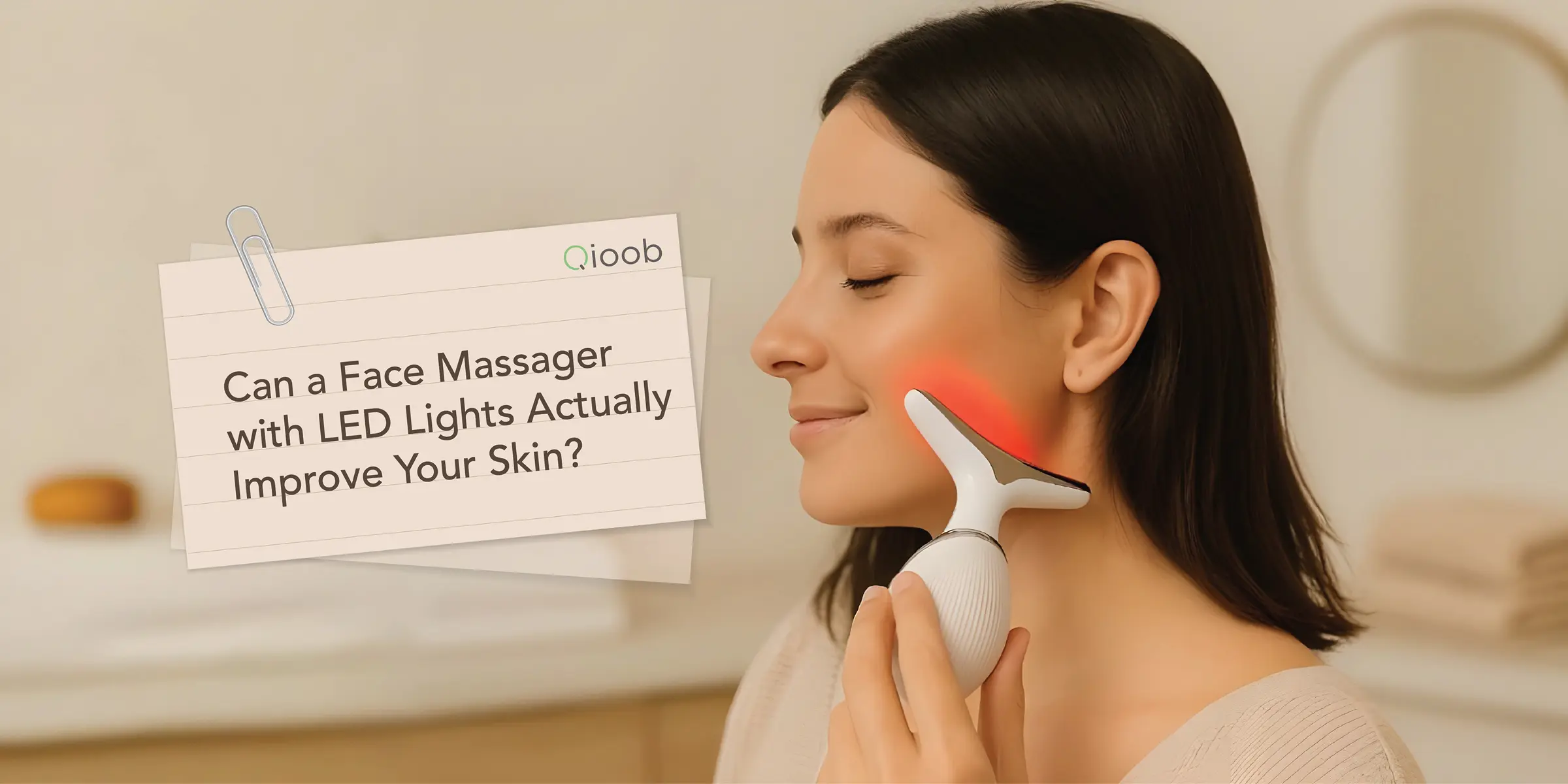 Can a face massager with led lights actually improve your skin
